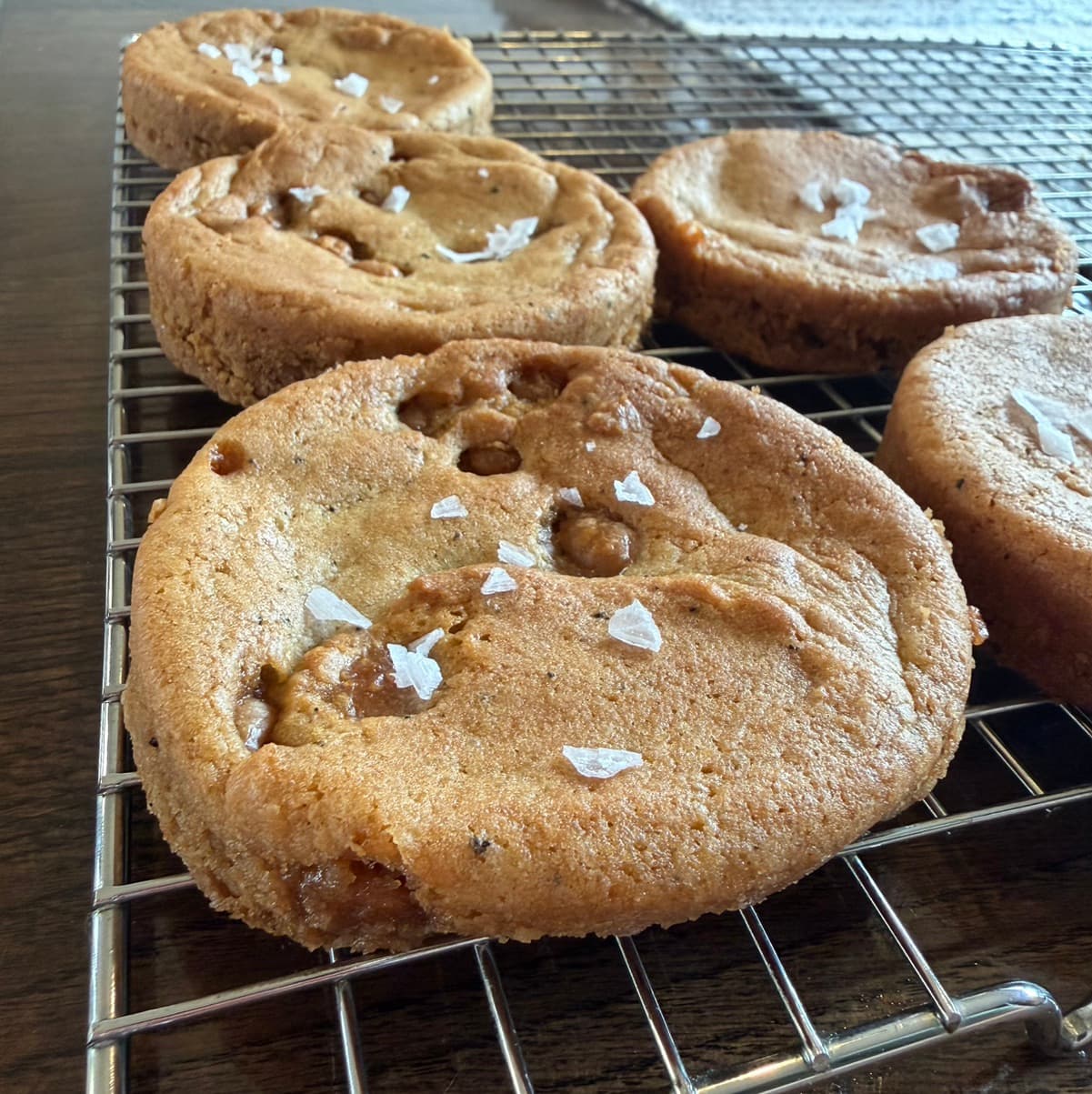 Sourdough Caramel Cookies